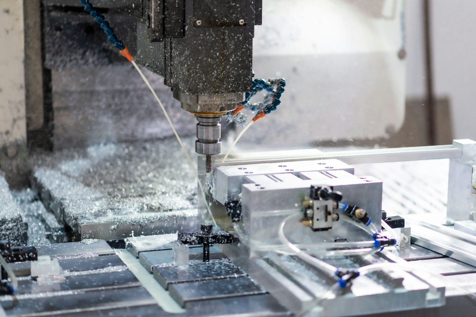 CNC machining centre on the shop floor
